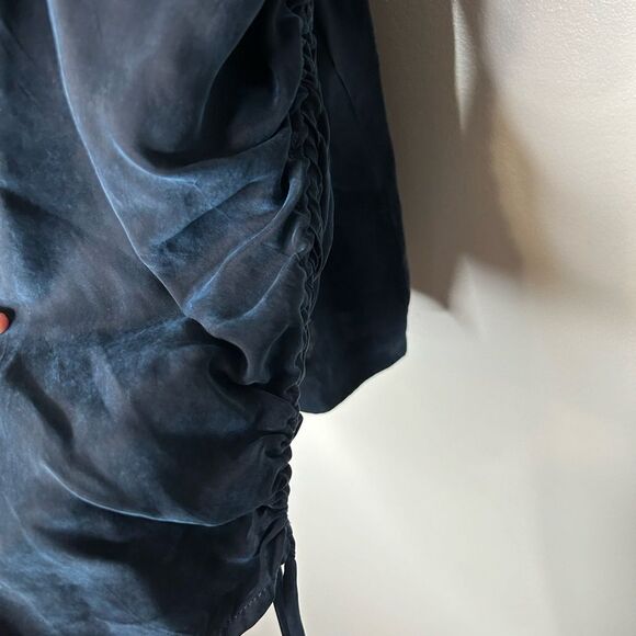 R.G Kane Ruched Sleeve Blouse - Picture 3 of 4